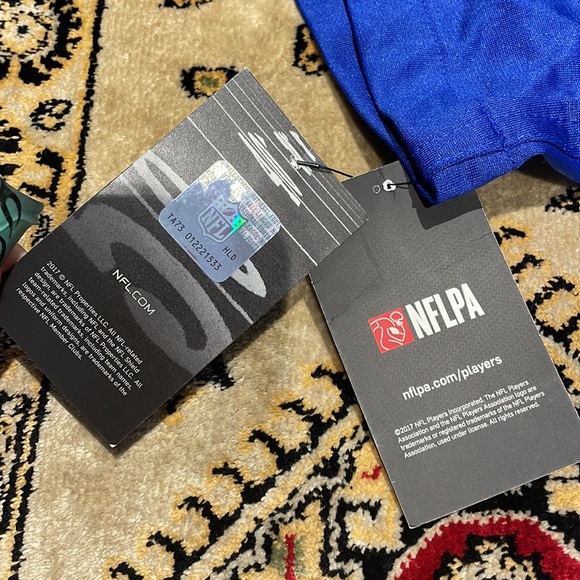 BNWT Men's Nike Daniel Jones Royal New York Giants Game Jersey Size XL - Picture 8 of 11